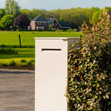 Aluminium Briefkasten freistehend CASE 518 x 458 x 1200 mm