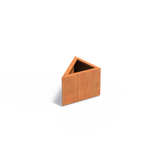 Cortenstahl Pflanzkübel TRIANGLE 600 x 600 x 400 mm