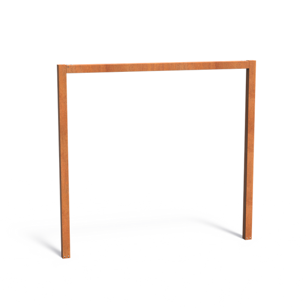 Cortenstahl Pergola U-förmig 270x10x250 cm - Witterungsbeständig, 5 Jahre Garantie