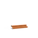 Cortenstahl Treppen Treppe 2000 x 480 x 340 mm