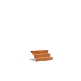 Cortenstahl Treppen Treppe 1000 x 720 x 510 mm