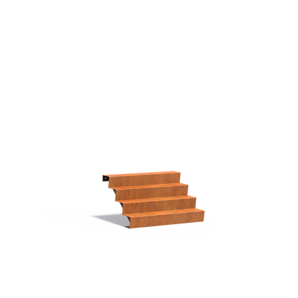 Cortenstahl Treppen Treppe