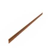 Cortenstahl Rasenkante Gewalzte Oberrand 2300 x 2 x 70 mm