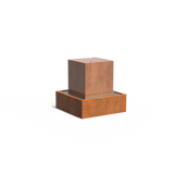 Cortenstahl Wasser elementen Wasserblöcke 700 x 700 x 700 mm