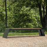 Cortenstahl Bänke DUNC ohne Rückenlehne 2300 x 450 x 450 mm