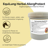 EquiLung Herbal AllergProtect – Kräutermischung für Pferde zur Langzeitfütterung bei empfindlichen Atemwegen durch Staub, Pollen & Umweltreizen
