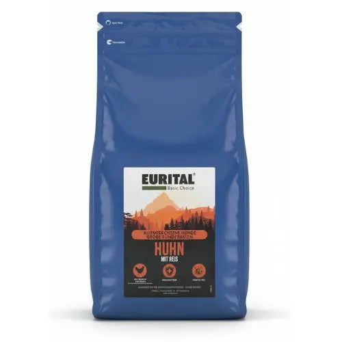 Eurital Basic Choice Huhn mit Reis – Premium Trockenfutter für große Hunde