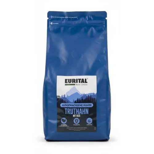 Eurital Basic Choice – Single-Protein-Trockenfutter für sensible Verdauung mit 27 % Truthahn & Reis