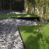 Cortenstahl Rasenkante Eck – Gewalzter Oberrand, Wetterfest, 6 Höhen