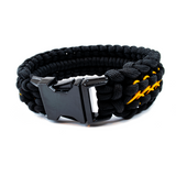 Hundehalsband Tierluxe Nachtschimmer Handgemacht Paracord Schnellverschluss