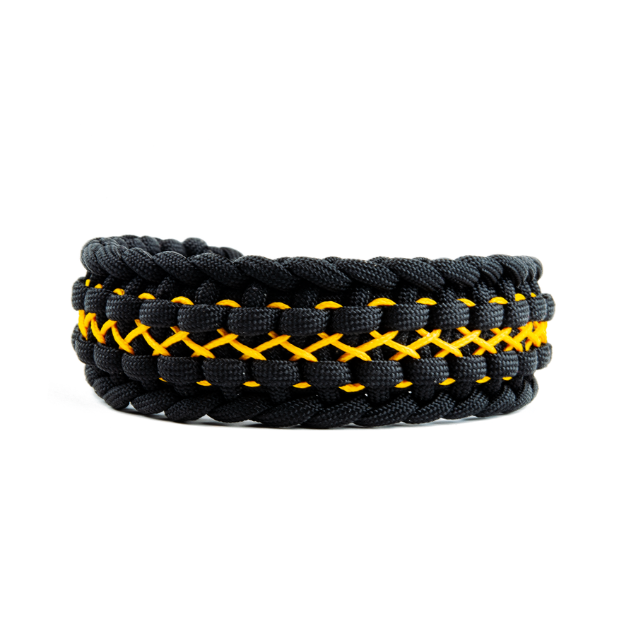 Hundehalsband Tierluxe Nachtschimmer Handgemacht Paracord Schnellverschluss