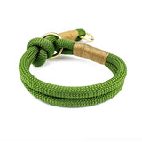 Hundehalsband Tierluxe Zugstopp Tau Seil Grün
