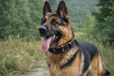 Tierluxe Klassiker - Premium Leder Hundehalsband