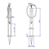 IDEAL Eichenwald Gartendusche Altena mini