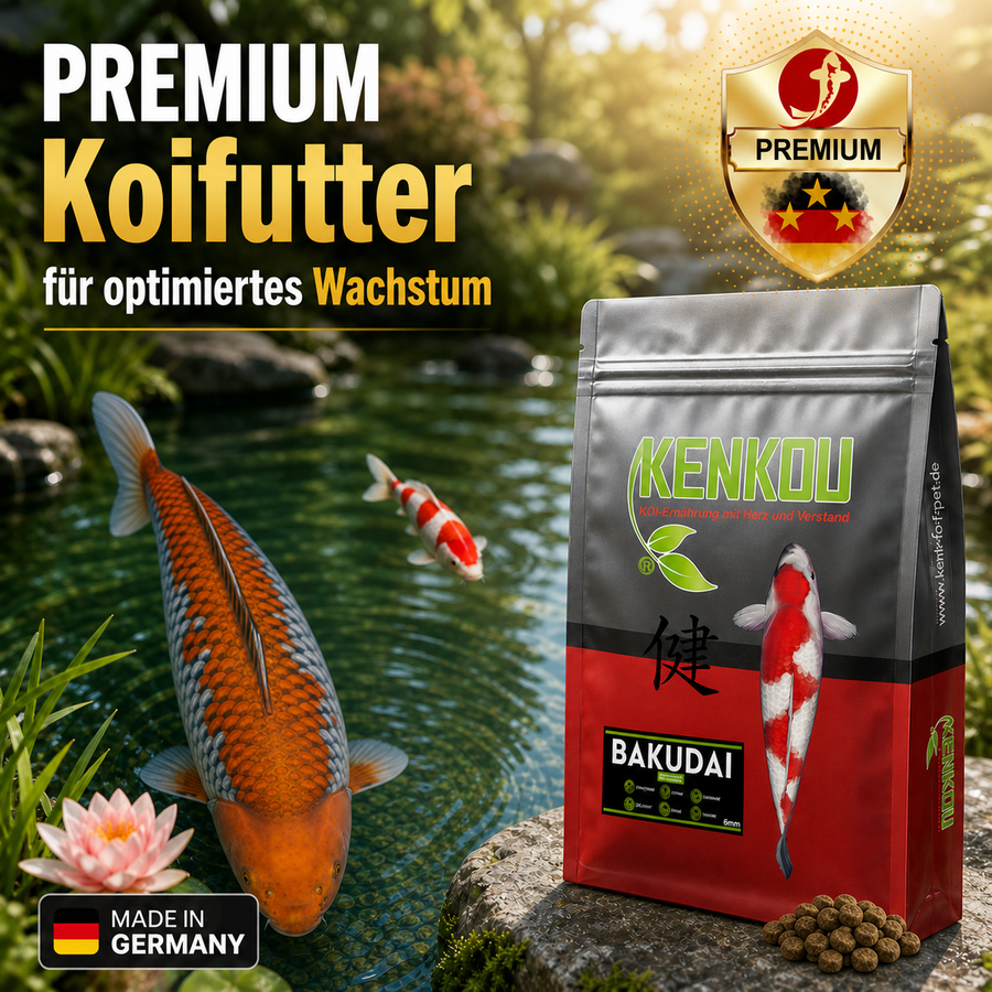 Koifutter 3mm  BAKUDAI - schwimmend von KENKOU®