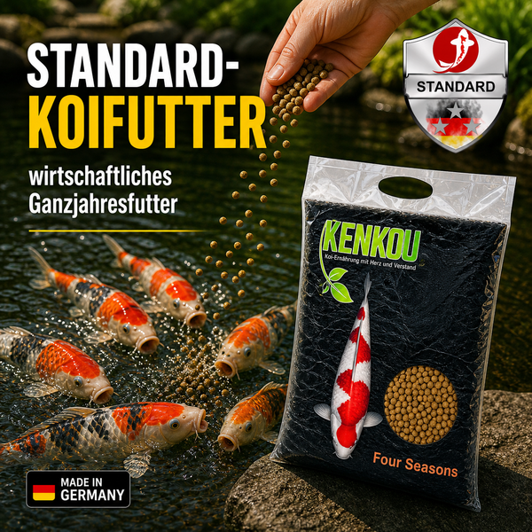 KENKOU® Four Seasons 6mm Koifutter - schwimmend