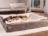 Hundebett KUDDE veganes Wildleder