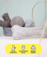 BUDDY. Hundespielzeug aus Wollfilz 