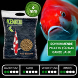 KENKOU® Four Seasons 6mm Koifutter - schwimmend