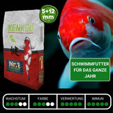 KENKOU® Nr.1 -Edition - 5 & 12 mm Koifutter schwimmend