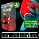 Koifutter Platin Koi-Mix 6mm  von  KENKOU® - schwimmend