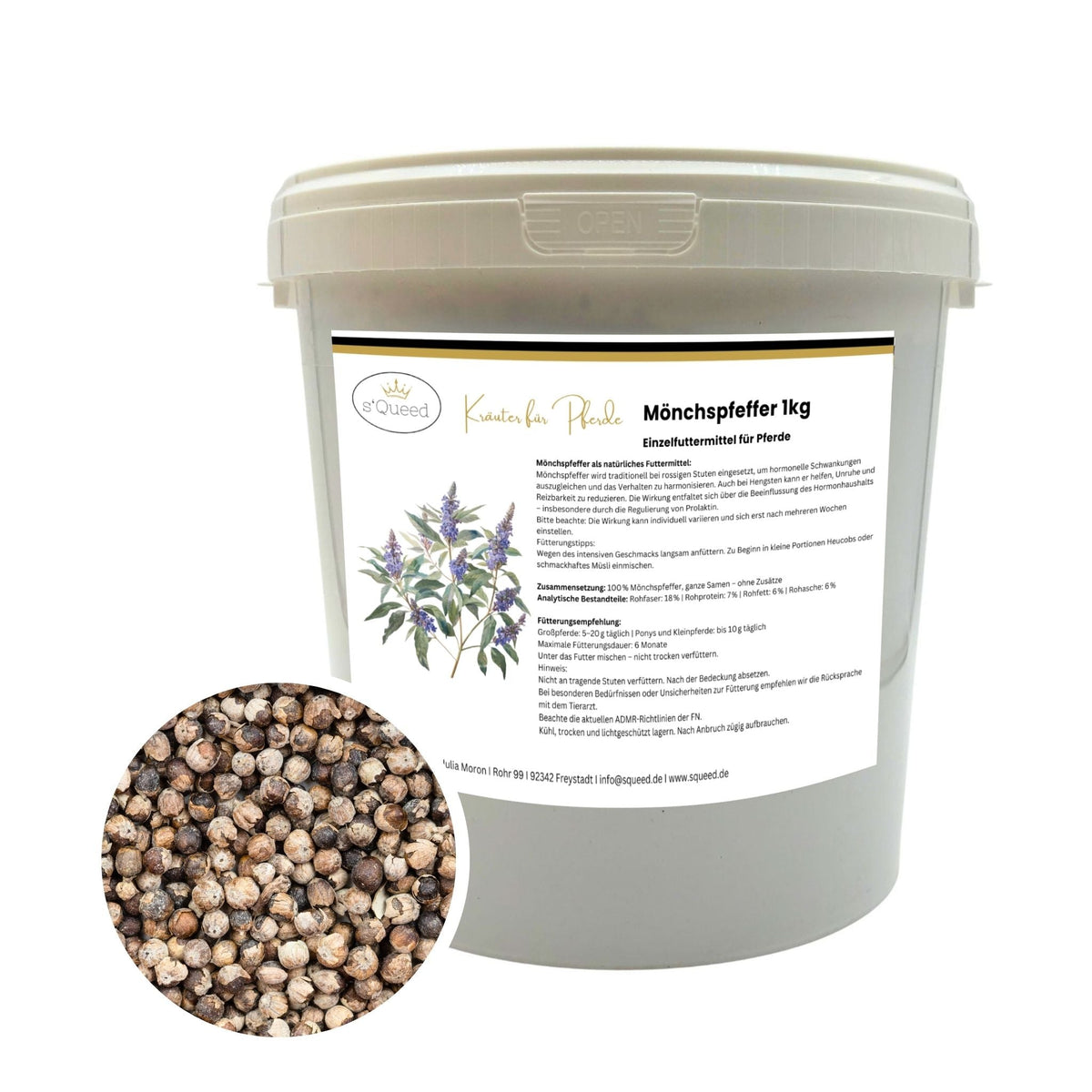 Mönchspfeffer Pferd 1kg