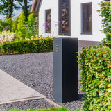 Aluminium Briefkasten freistehend NOX 350 x 350 x 1200 mm