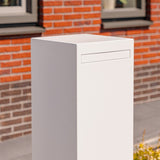 Aluminium Briefkasten freistehend NOX 350 x 350 x 1200 mm