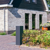 Aluminium Briefkasten freistehend NOX 350 x 350 x 1200 mm