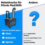 Nebeldusche Inhalator für Pferde Med3000