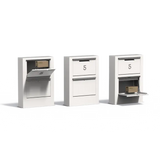 Aluminium Briefkasten freistehend PACA 870 x 300 x 1250 mm