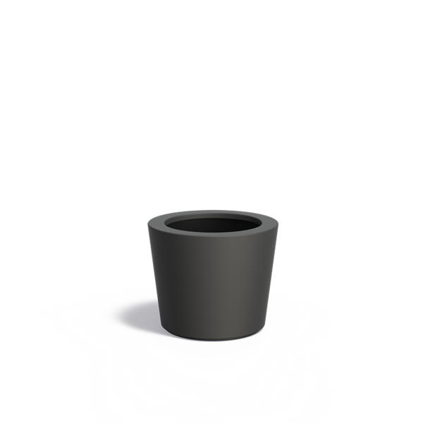 Fiberglas Pflanzkübel CONIC mit Boden – Konisch, Frostbeständig, RAL-Farben