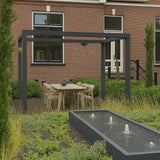 Pergola Regular 270x270x250 cm Beschichteter Stahl - Kratzfest, 5 Jahre Garantie | 3 RAL-Farben