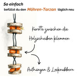 Pferdespielzeug Möhren-Tarzan – Spielzeug für Pferde gegen Langeweile – Pferdebeschäftigung