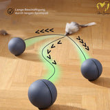MAUSBALL - interaktives Katzenspielzeug, Ball für Katzen, Selbstbeschäftigung & Bewegung