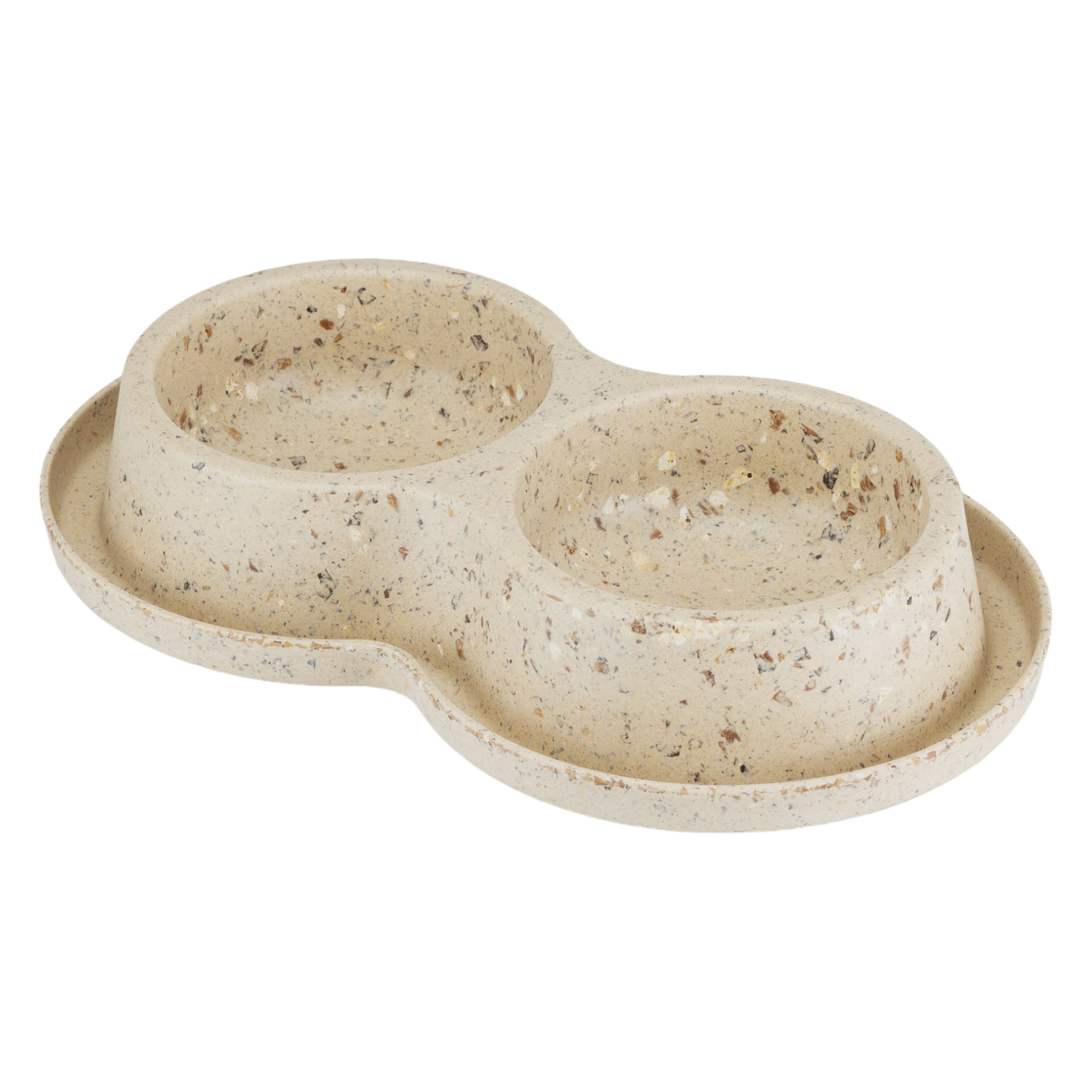 Doppelfressnapf aus nachhaltigem Bambus