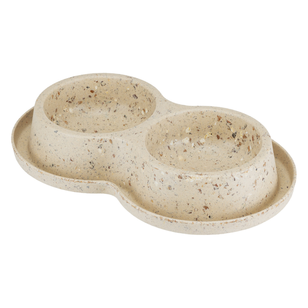 Doppelfressnapf aus nachhaltigem Bambus