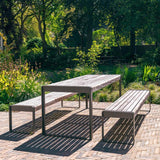 STORR Picknick Set Cortenstahl 2300 x 2070 x 750 mm