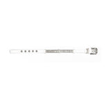 TIERLUXE Halsband für Katzen und Hunde , Strass , Weiß