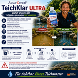 Teichklar Ultra - für einen klaren Teich - Aqua-Cereal®
