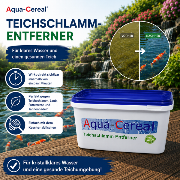 Teichschlammentferner mit Aqua-Cereal