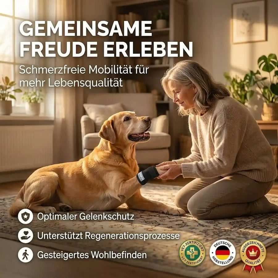 Durchtrittigkeits Bandage für Hunde mit Turbocast