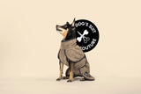 Hundebademantel & Schlafmantel Bambusfrottee (2-in-1) „Champagne Beige“