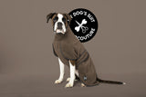 Hundebademantel & Schlafmantel Bambusfrottee (2-in-1) „Truffle Brown“