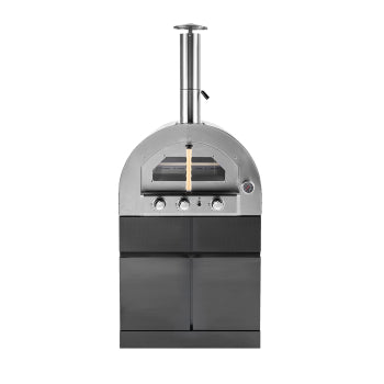 Allgrill  Gas Pizzaofen mit Air System 12,6 kW Volledelstahl inkl. Zubehör