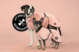 Hundebademantel & Schlafmantel Bambusfrottee (2-in-1) „Luxury Pink“