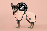 Hundebademantel & Schlafmantel Bambusfrottee (2-in-1) „Luxury Pink“