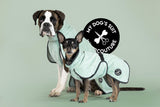 Hundebademantel & Schlafmantel Bambusfrottee (2-in-1) „Velvet Mint“