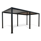 Carl Terrassenüberdachung 360x530x250 cm - Aluminium Pergola | Farbe Anthrazit