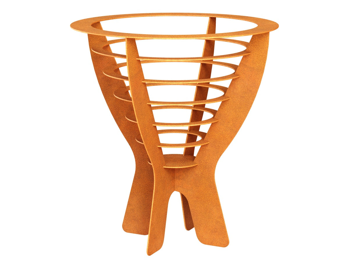 FUEGO OX Gartenkamin – 57x57x63 cm